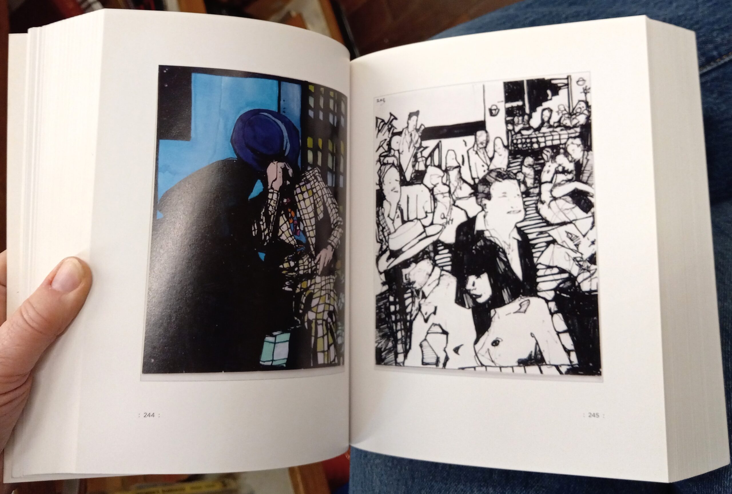 Pictures Showing What Happens on Each Page of Thomas Pynchon's Novel Gravity's Rainbow pages