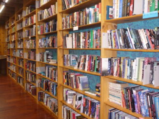 Wall of sales books