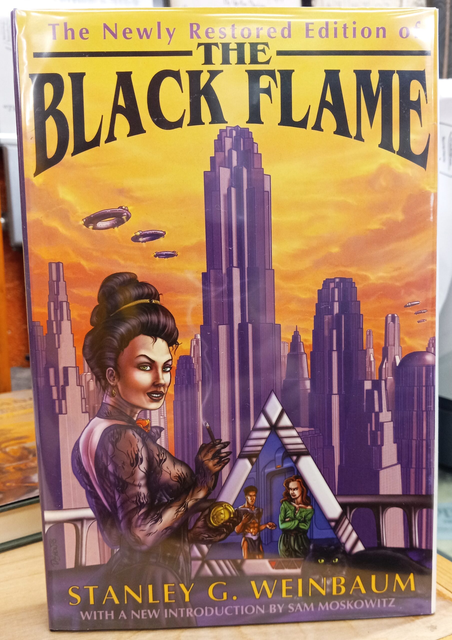The Black Flame jacket front