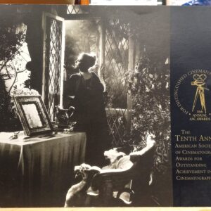 The Tenth Annual American Society of Cinematographers Awards front cover