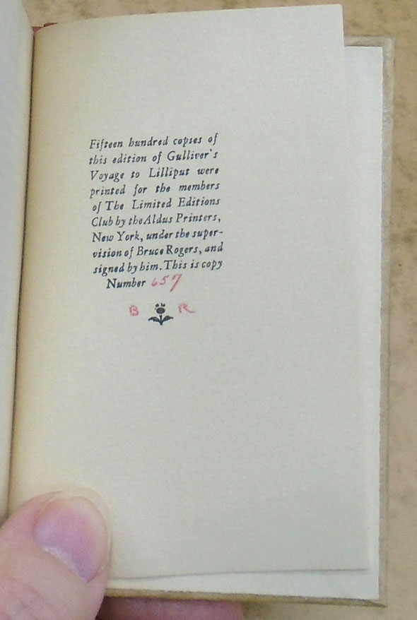 Voyage to Lilliput limitation page