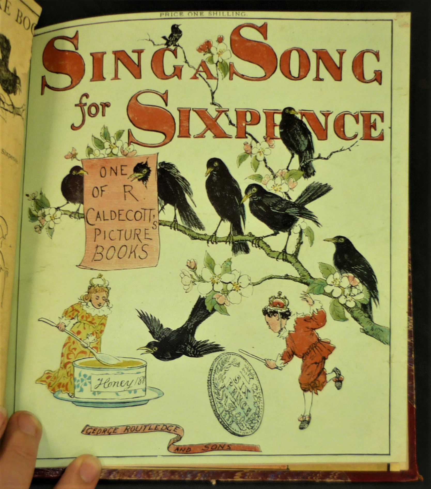 Interior cover from R Caldecott collection