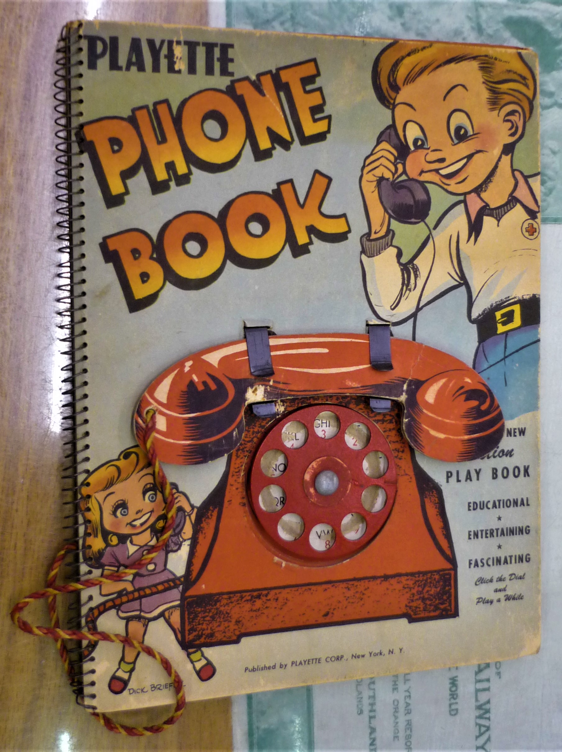 Playette Phone Book front cover