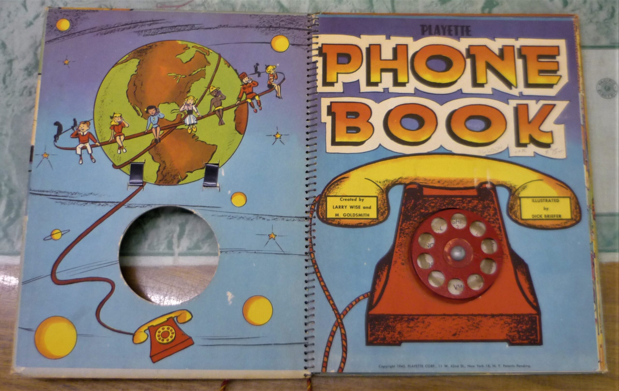 Playette Phone Book title page