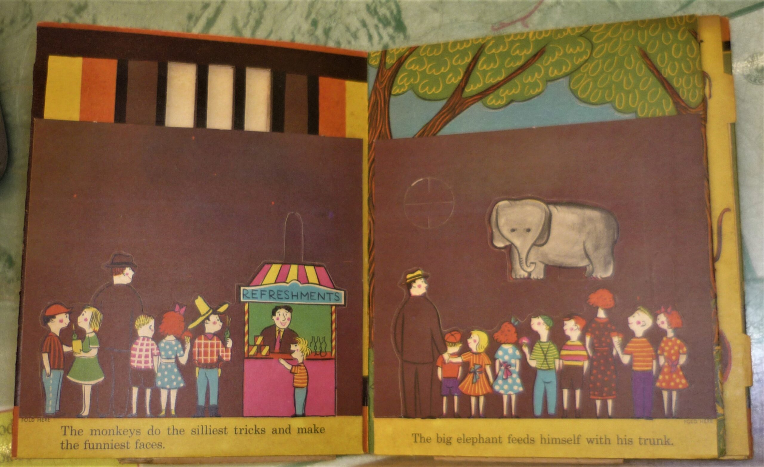 Two pages of Our Zoo