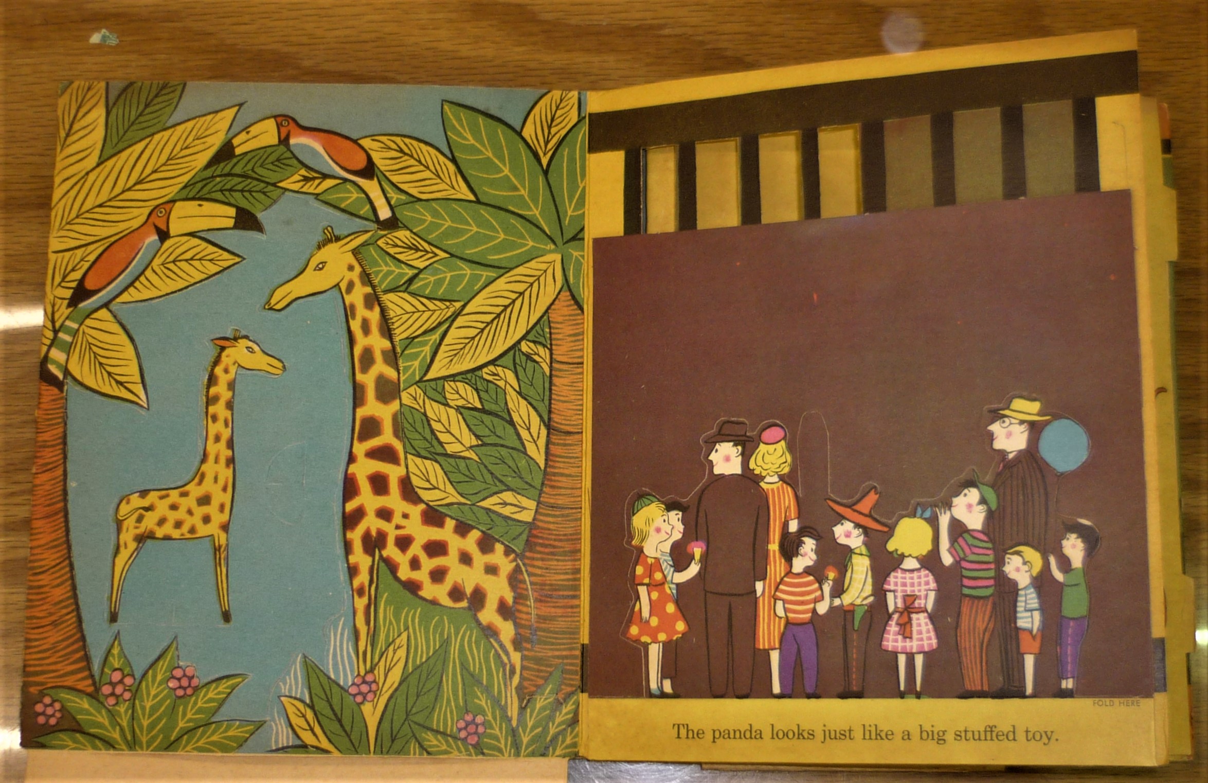 Two pages of Our Zoo