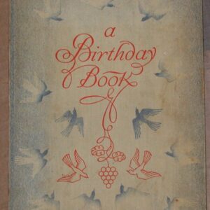 A Birthday Book front board