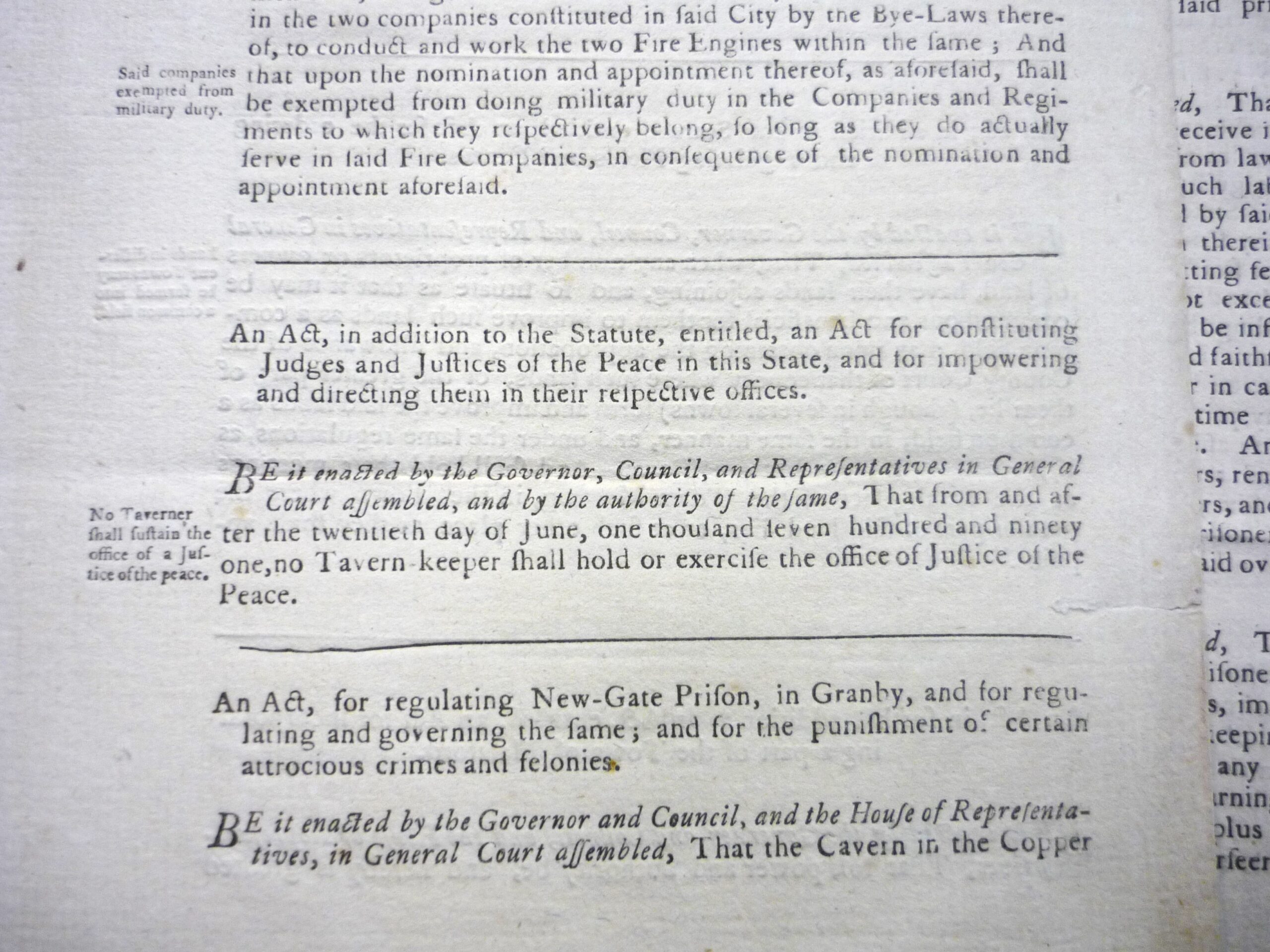 Acts and Laws page closeup