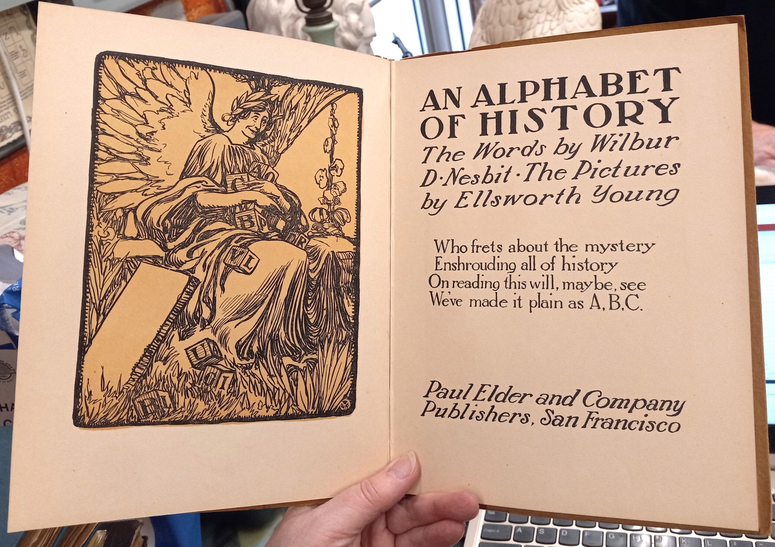 An Alphabet of History frontispiece and title page