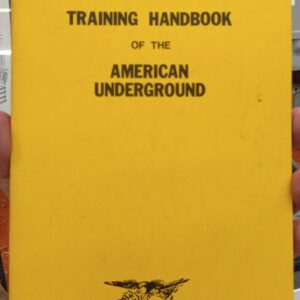 Training Handbook of the American Underground front cover