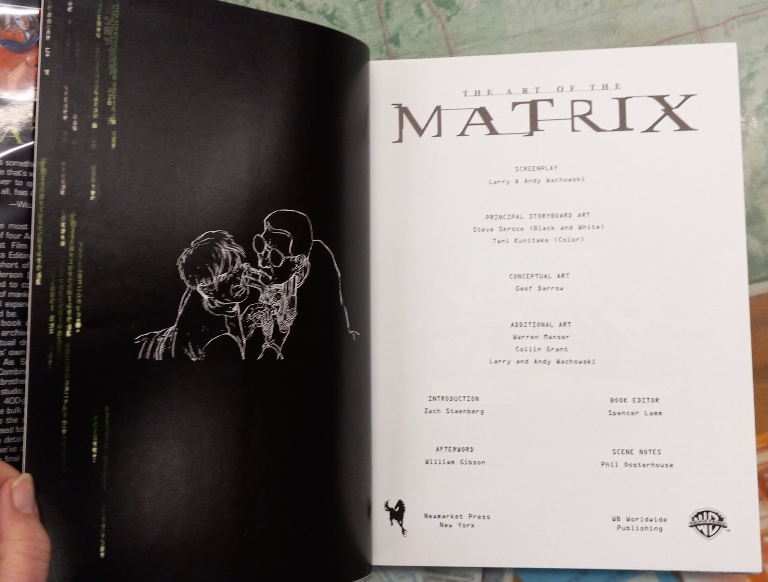 The Art of the Matrix title page and frontispiece