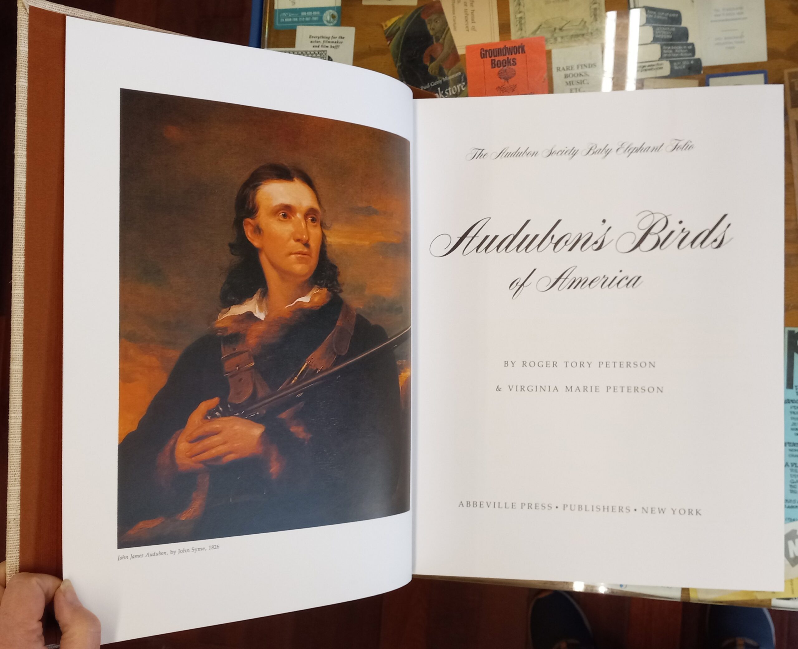 Audubon's Birds of America title page and color frontispiece