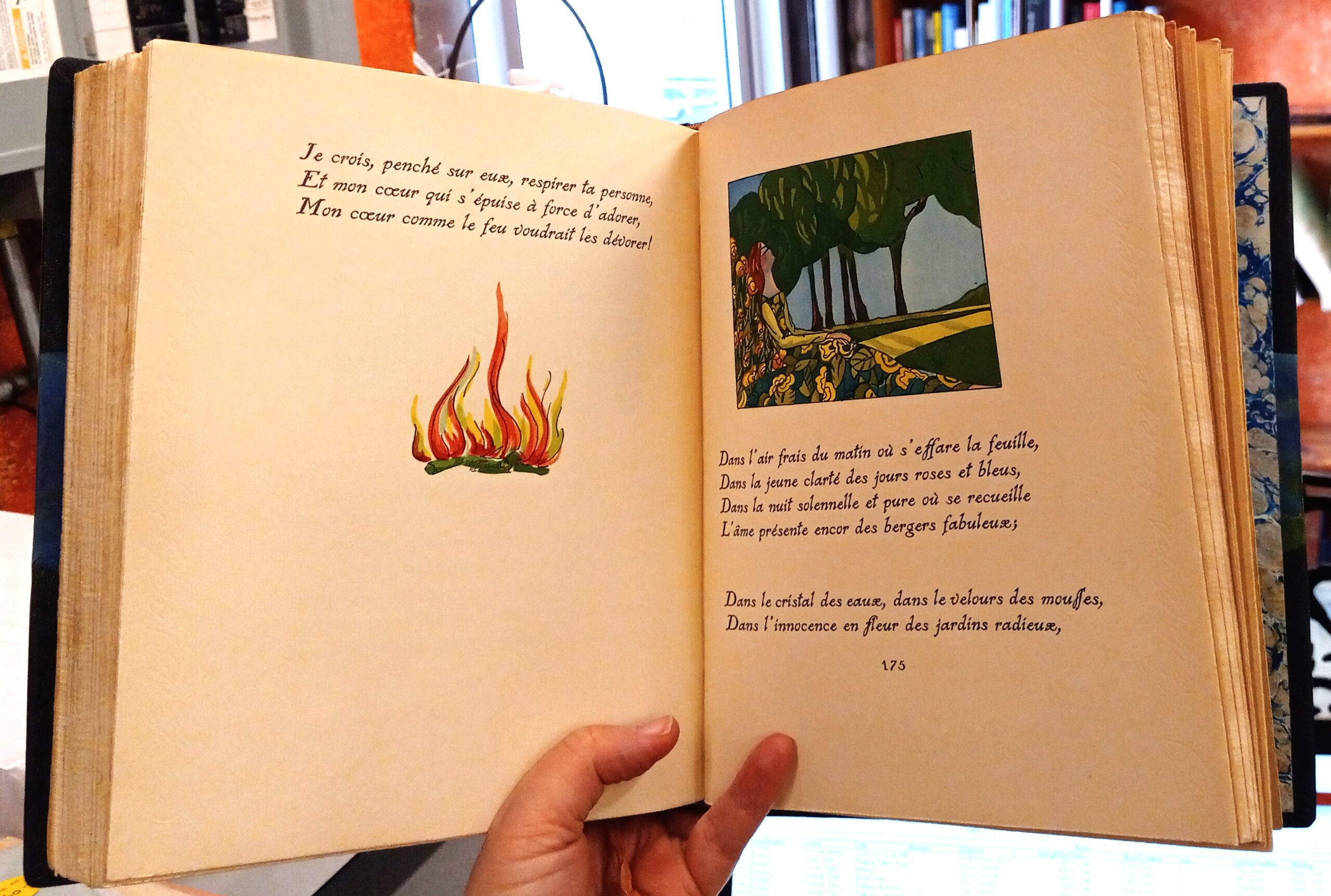 Aux Flancs Du Vase pages with illustrations
