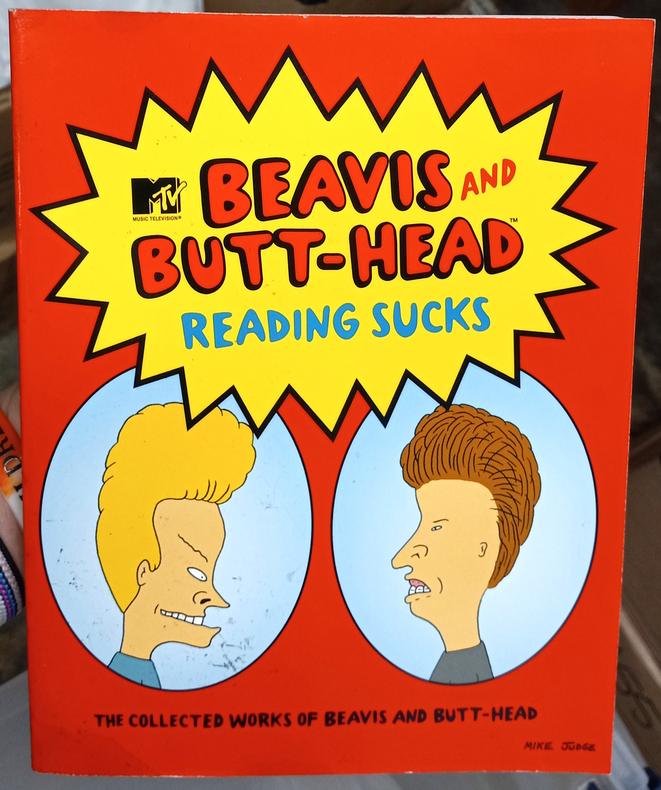 Beavis and Butt-Head Reading Sucks front cover