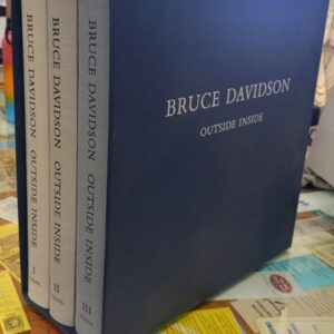 Bruce Davidson Outside Inside spines of all three volumes inside slipcase