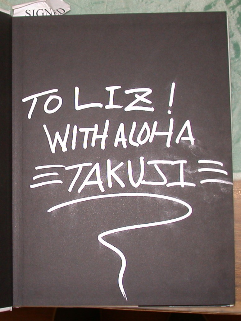 Bunker Spreckels front free endpaper with signature and inscription