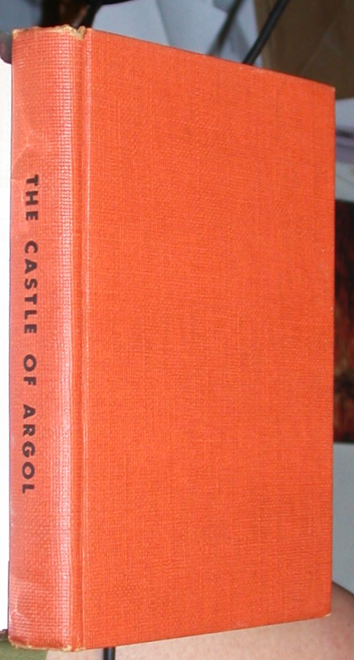 The Castle of Argol binding spine and front board