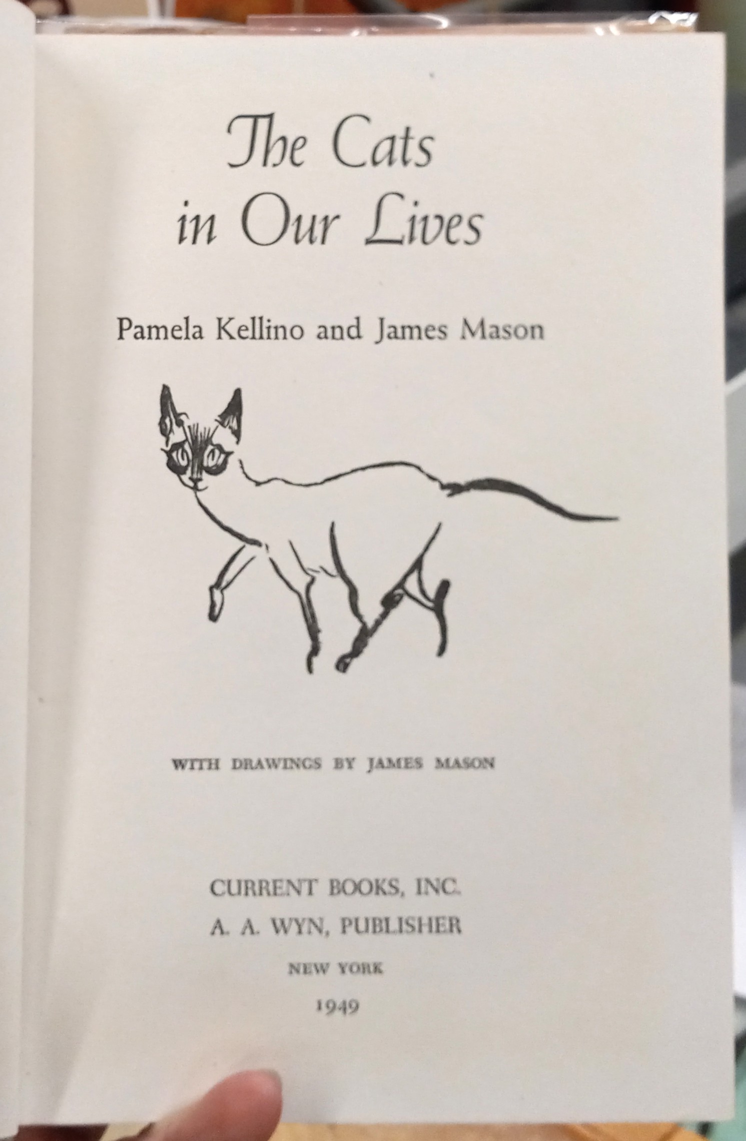 The Cats in Our Lives title page