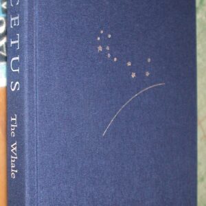 Cetus the Whale binding spine and front board