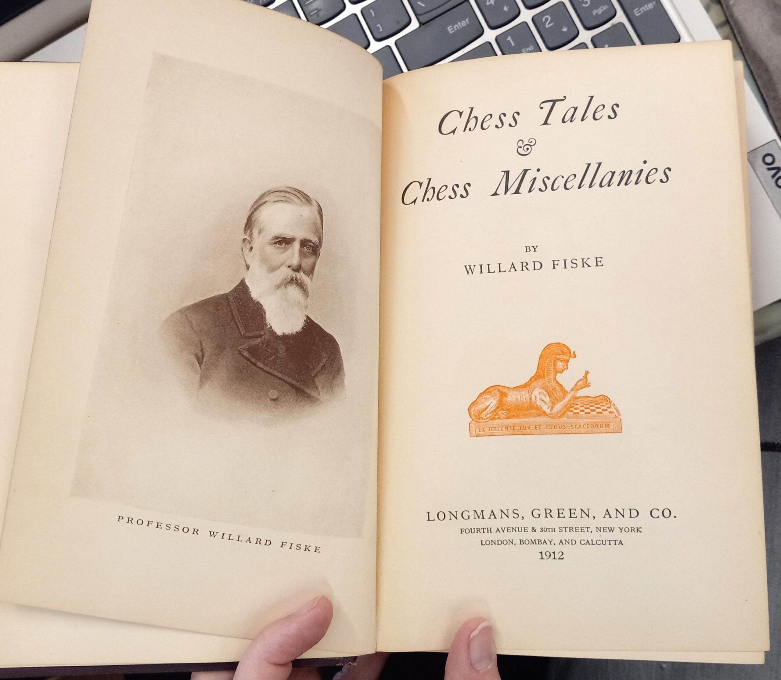 Chess Tales frontispiece and title page