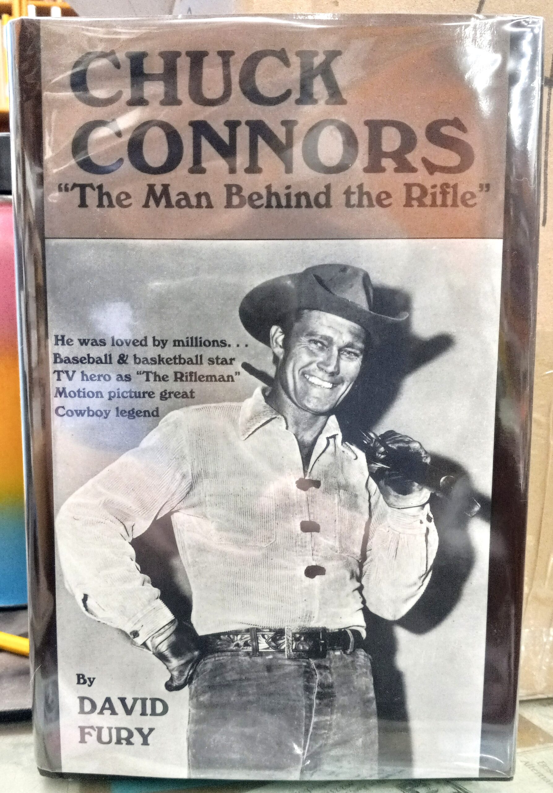 Chuck Connors The Man Behind the Rifle jacket front