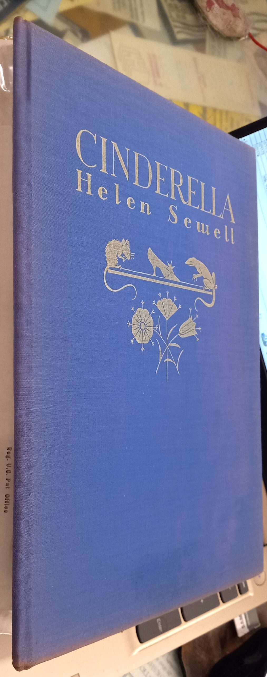 Cinderella by Helen Sewell binding spine and front board