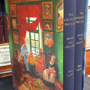 The Complete Far Side spines of both volumes inside slipcase