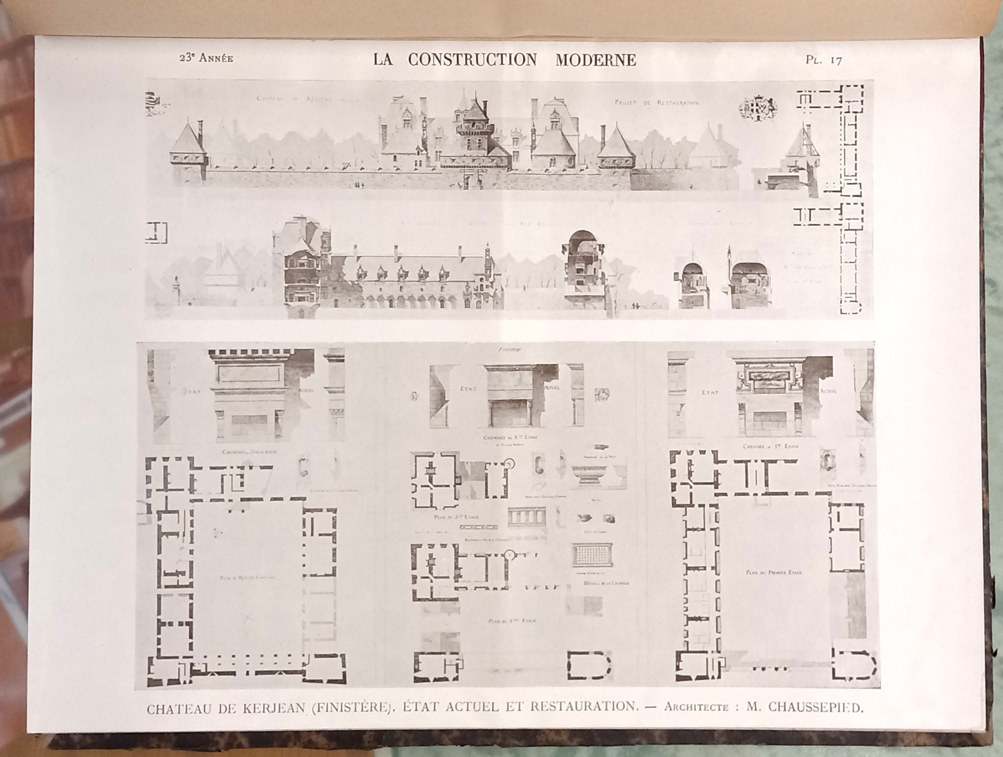 La Construction Moderne illustrated page