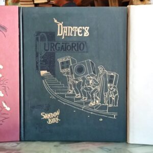 The Divine Comedy illustrated by Sandow Birk front covers of all three volumes