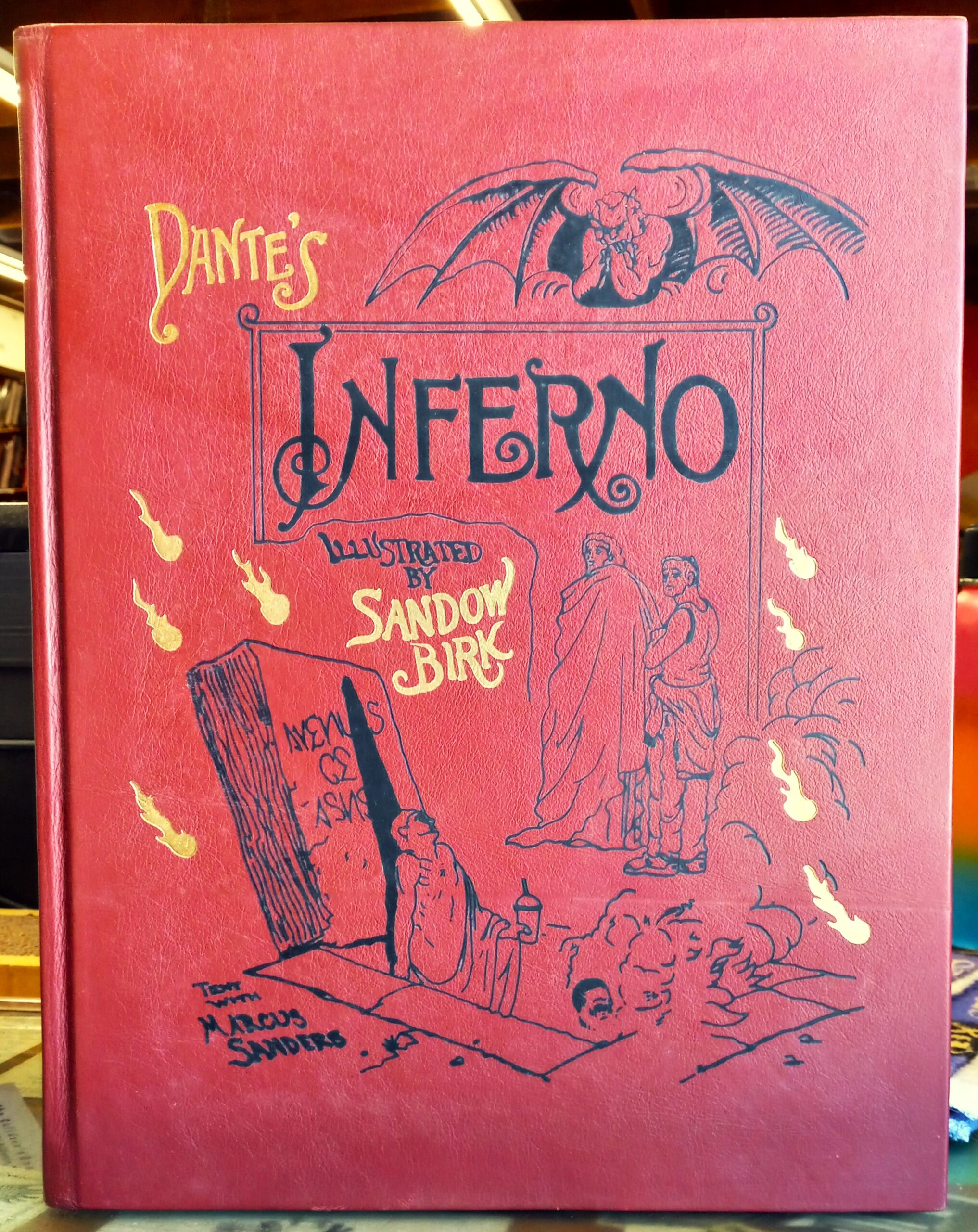 Dante's Inferno illustrated by Sandow Birk front cover