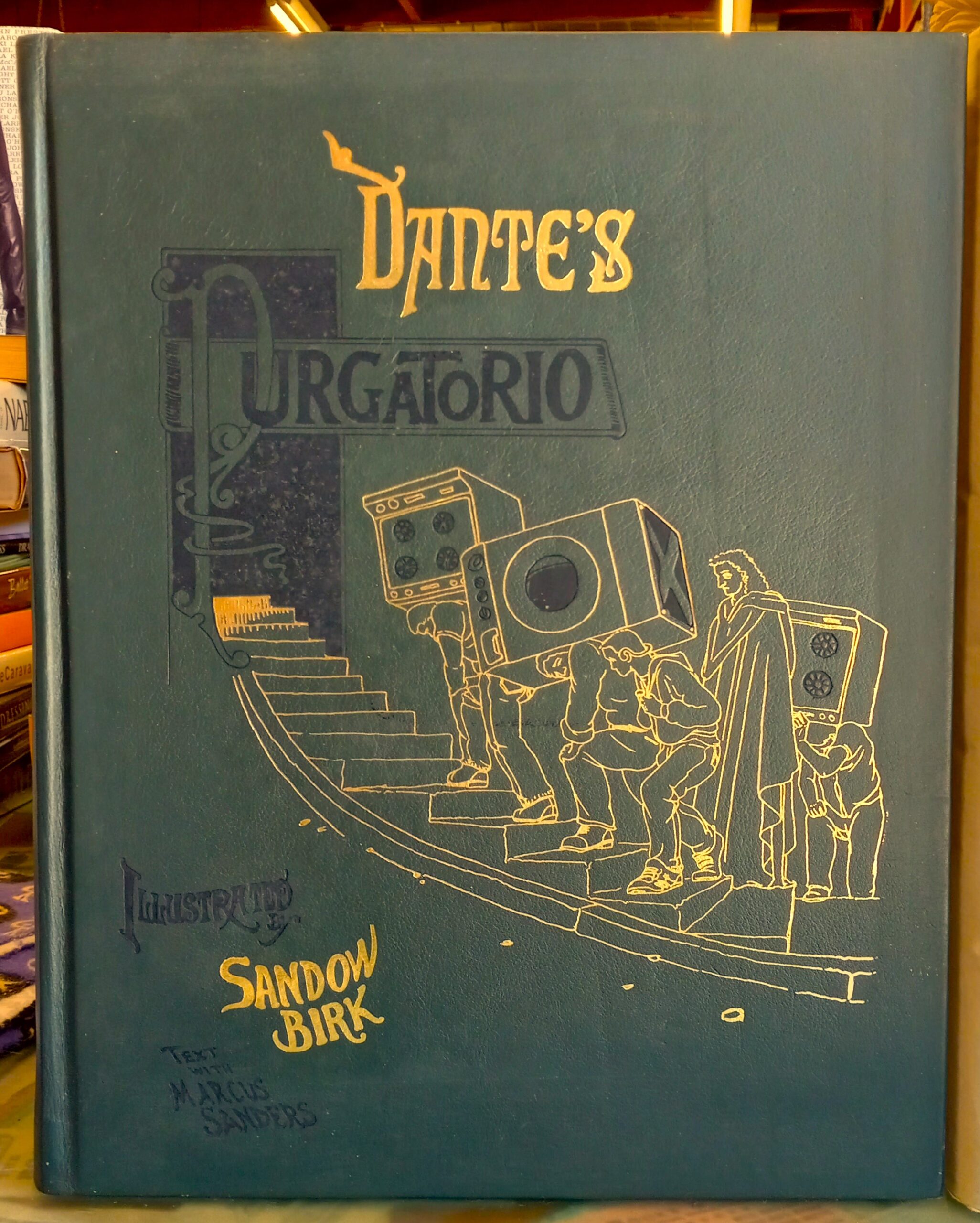 Dante's Purgatorio illustrated by Sandow Birk front cover