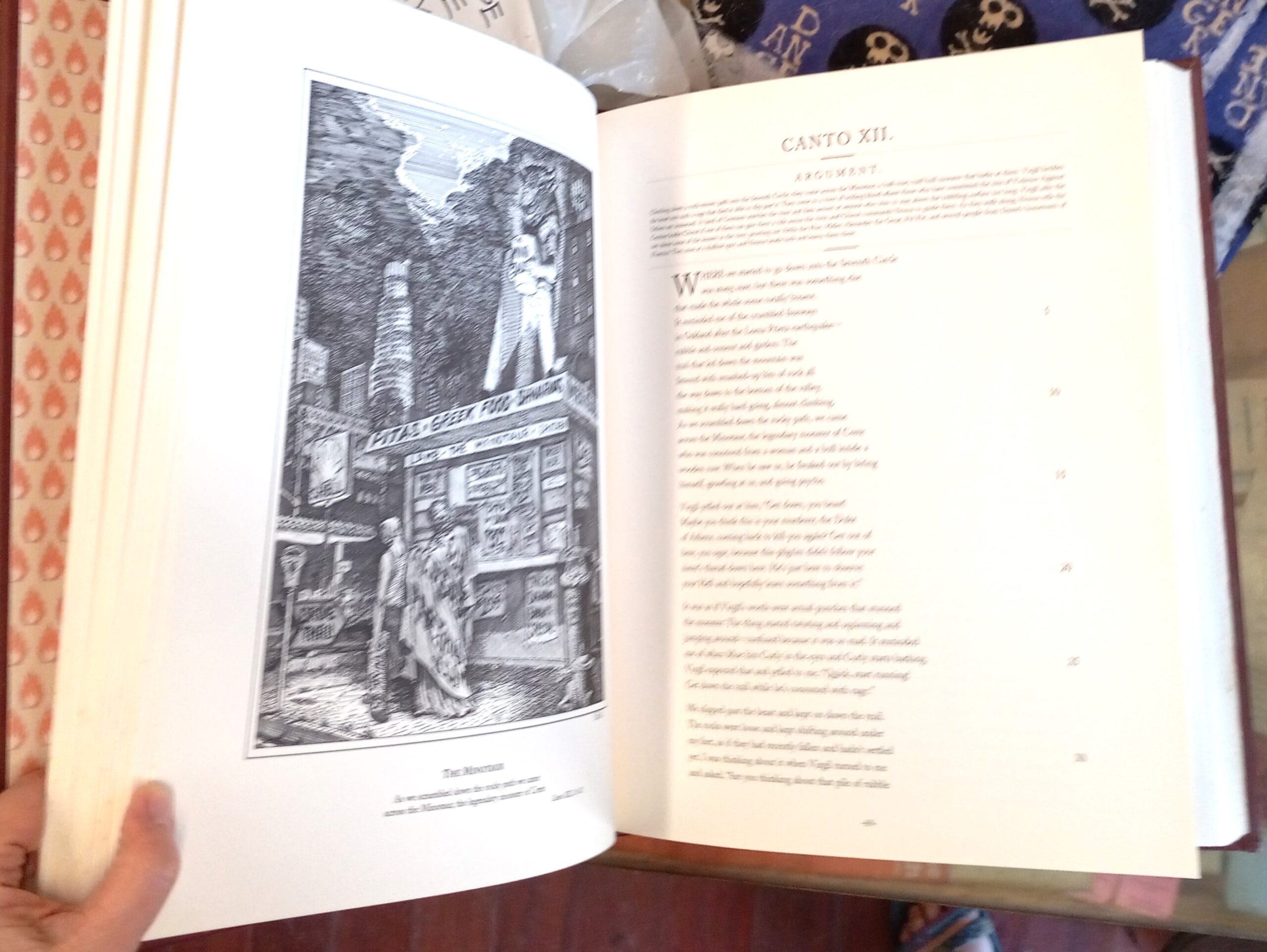 Pages from Sandow Birk's Inferno