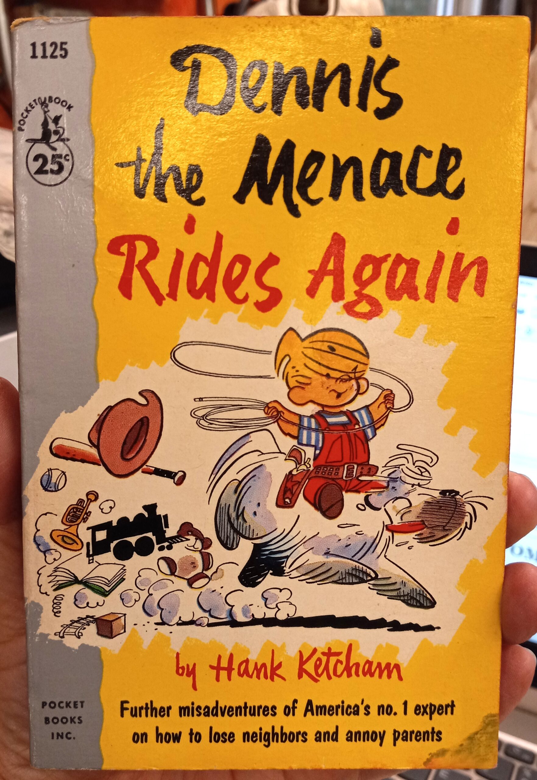 Dennis the Menace Rides Again front cover