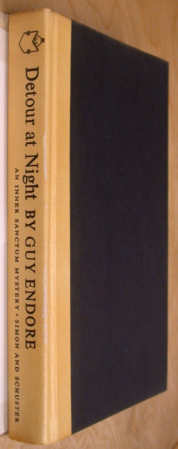 Detour at Night front board and spine