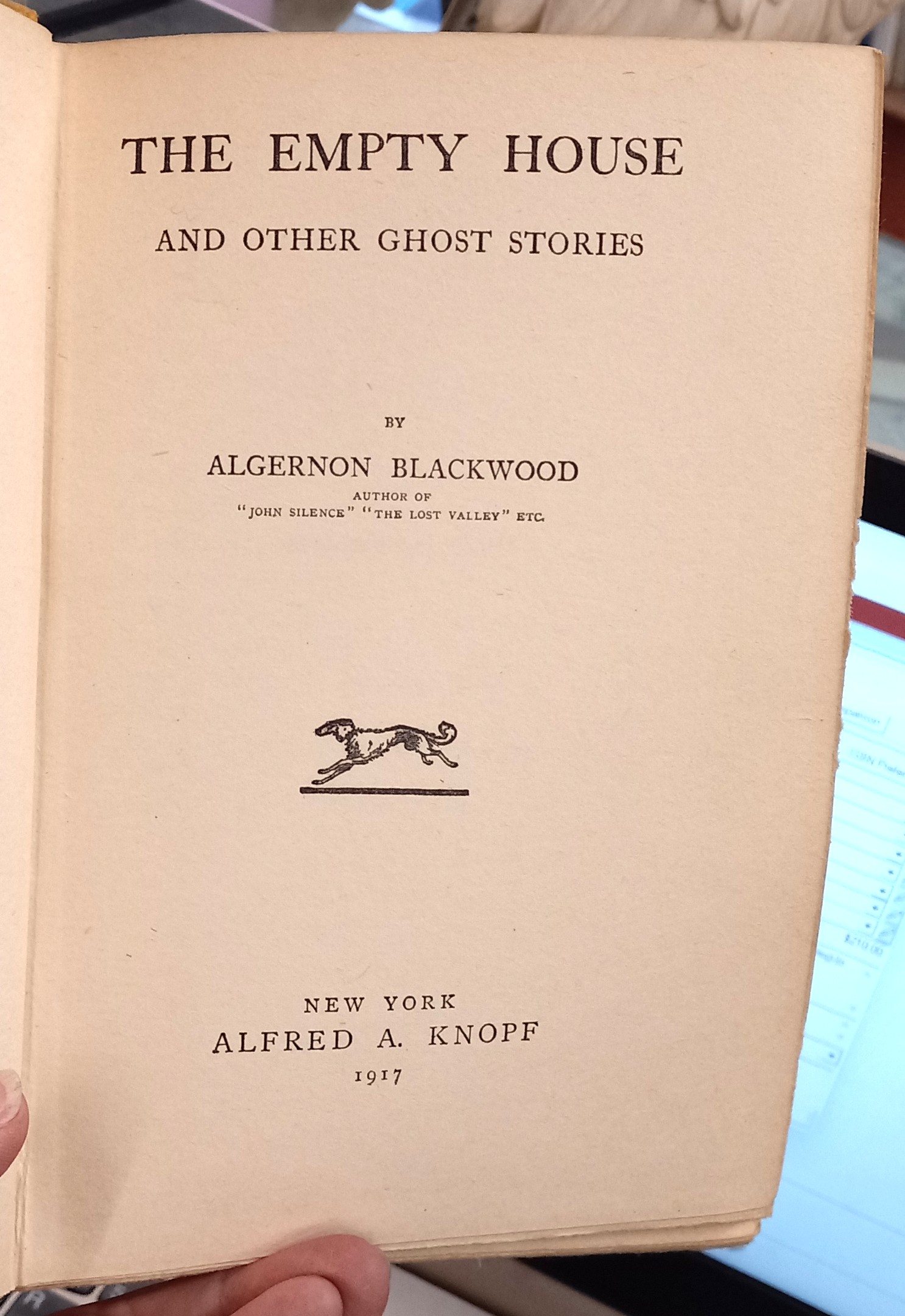 The Empty House title page