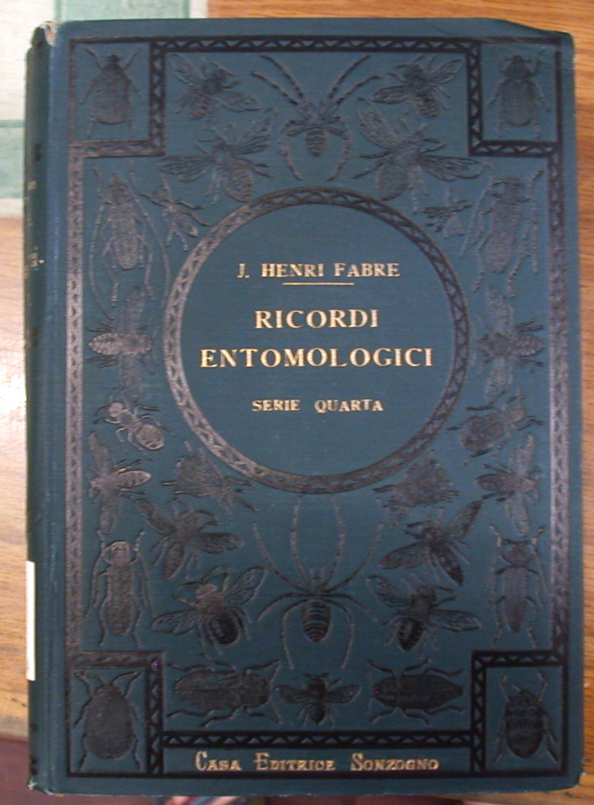 Ricordi Entomologici front cover of one volume