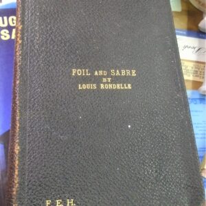 Foil and Sabre front cover