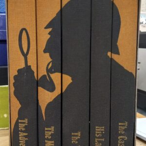 Folio Society Sherlock Holmes set spines of all volumes in slipcase