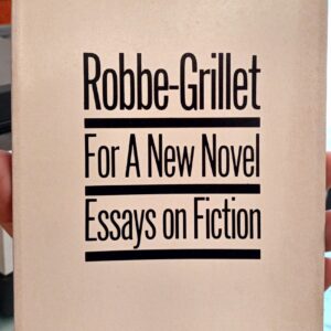 For a New Novel front cover