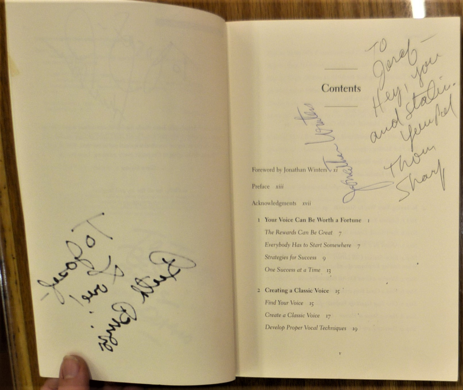 Gary Owens book autographs