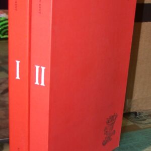 Spines of both volumes of Geosophia and front cover of Volume II