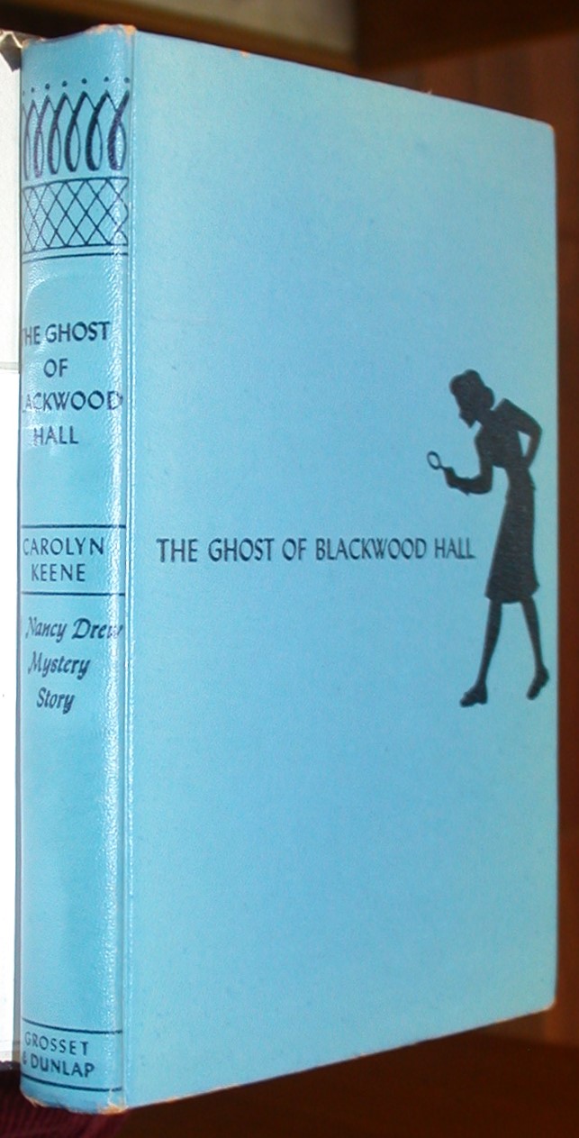 The Ghost of Blackwood Hall front board and spine