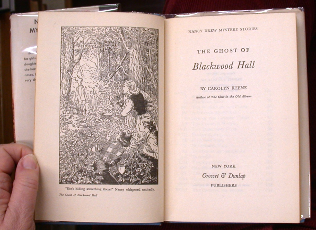 The Ghost of Blackwood Hall title page and frontispiece