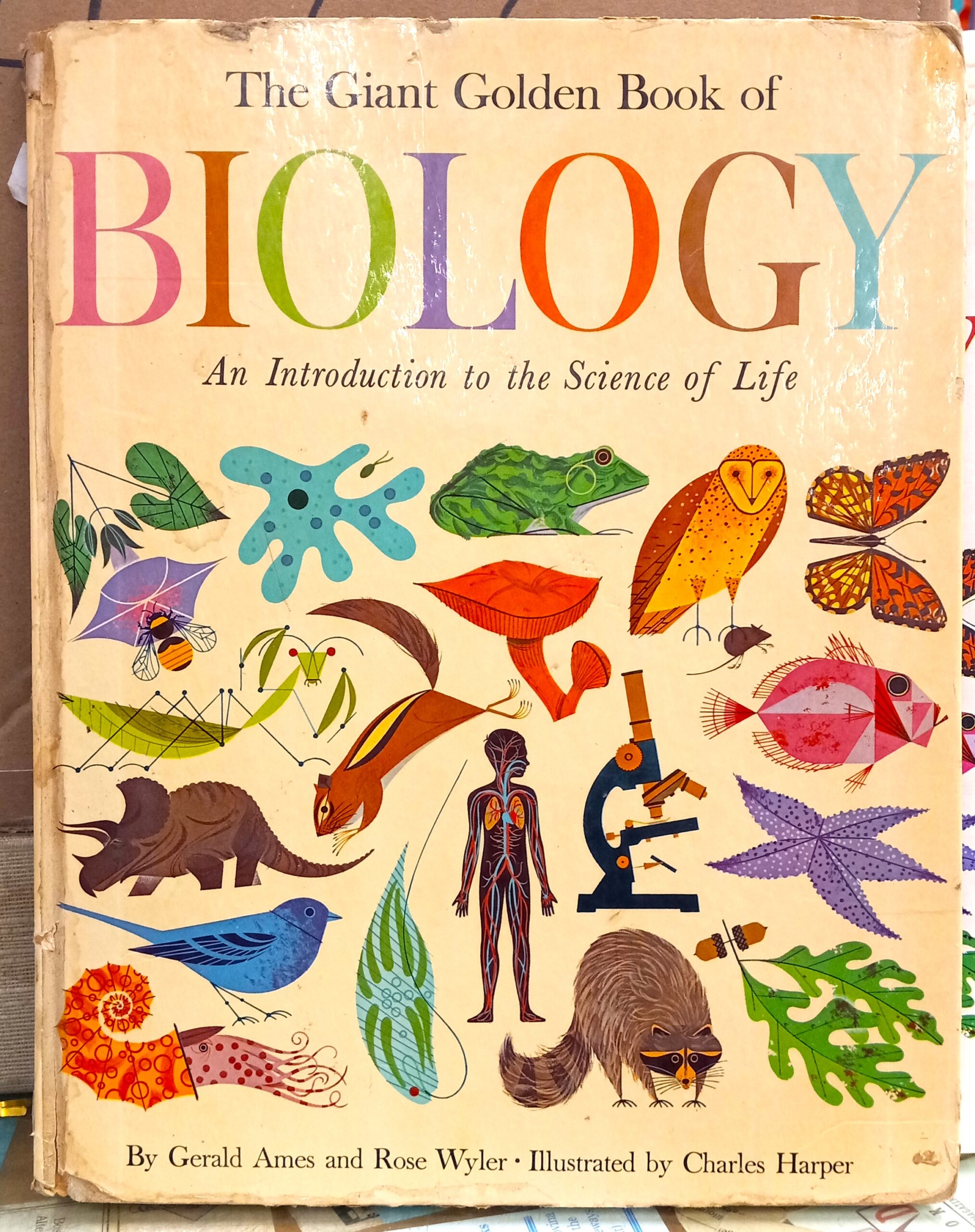 The Giant Golden Book of Biology front cover