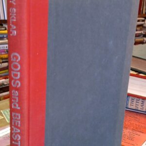 Gods and Beasts binding spine and front board