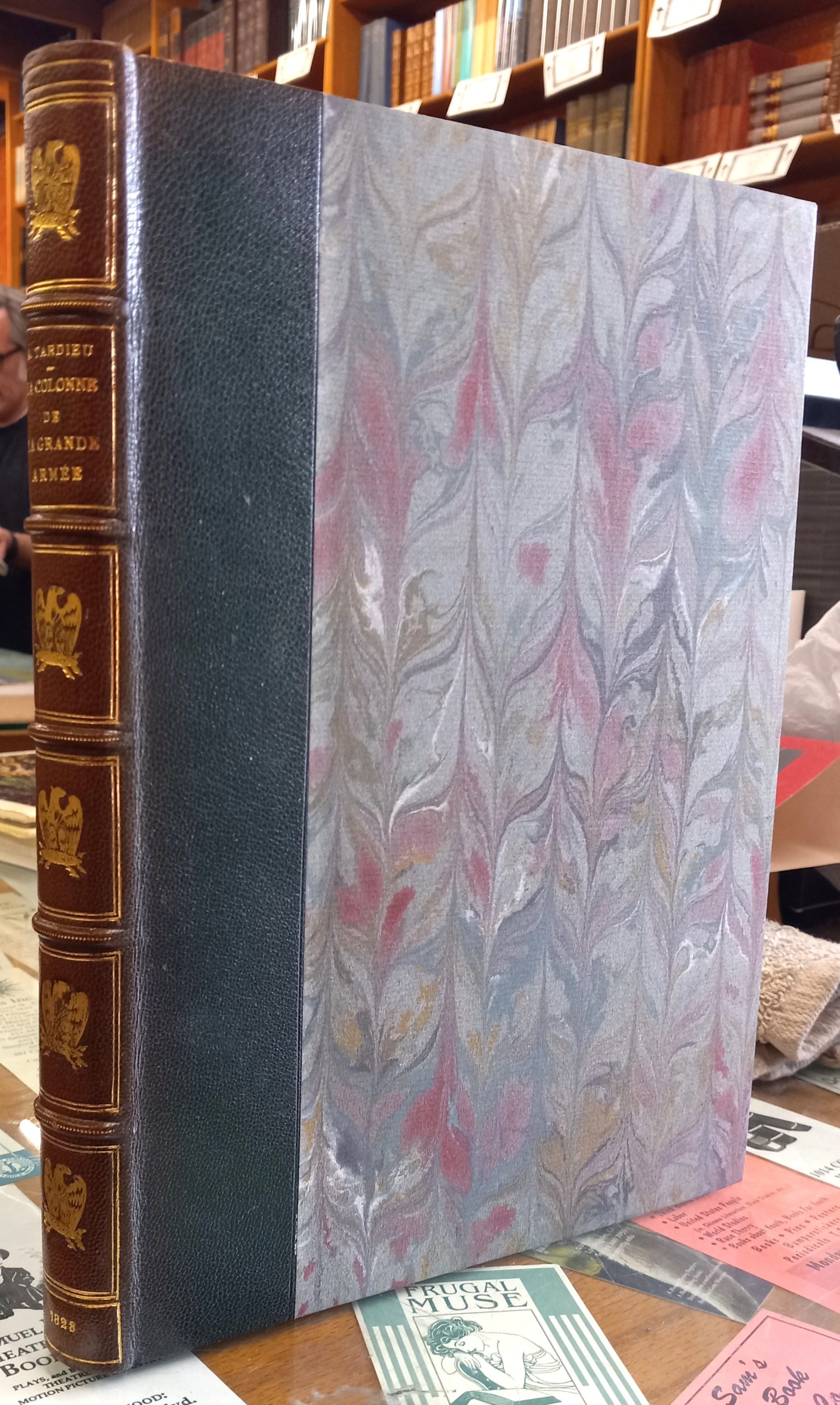 La Grande Armee spine and front board