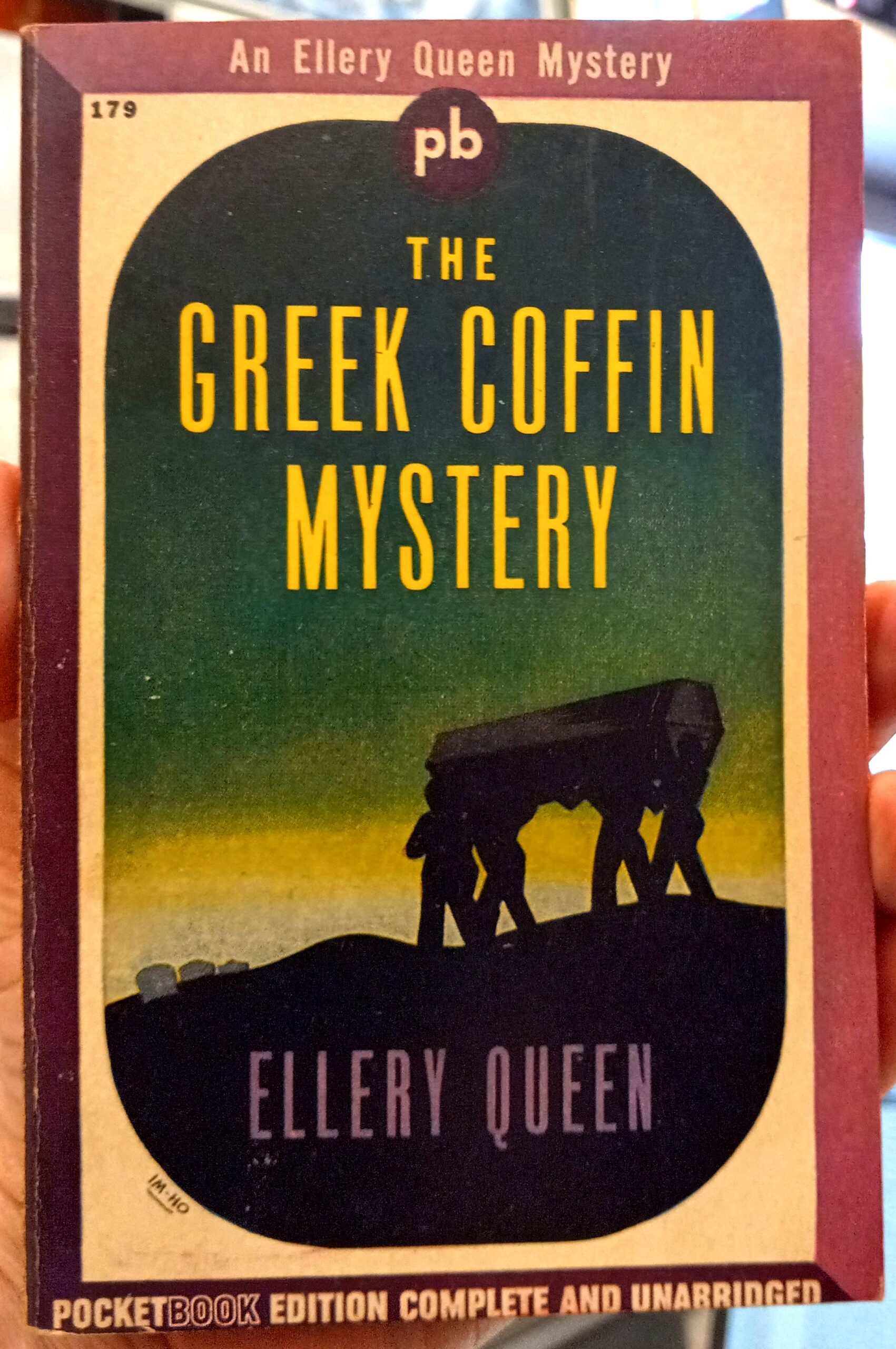 The Greek Coffin Mystery front cover
