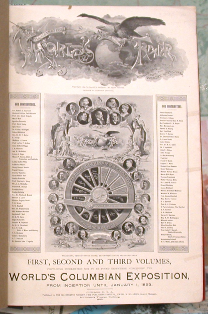 Title page from Halligan's Illustrated World's Fair