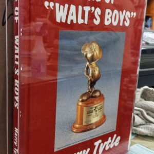 One of Walt's Boys book inside plexiglass case