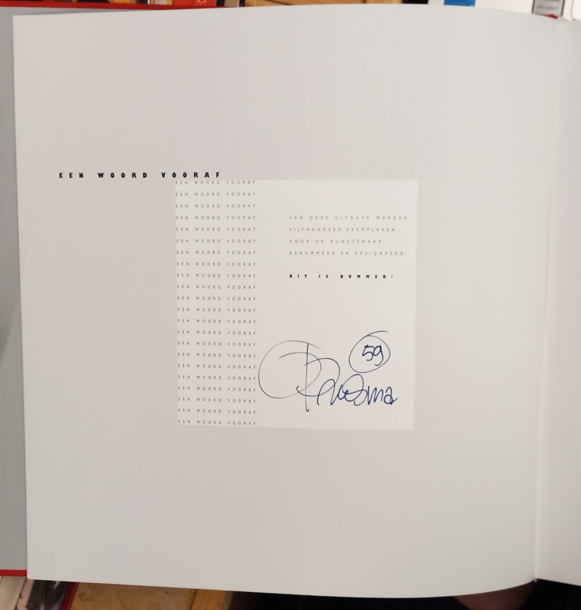 Het Beeld Belicht page with Drielsma's signature